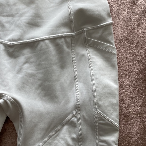 White Invigorate LuluLemon Leggings - Picture 6 of 6